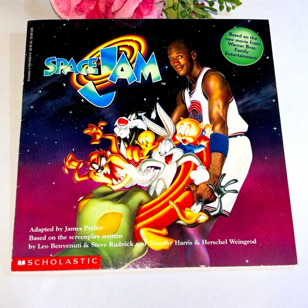 Space Jam Softcover Book Original Space Jam Scholastic Book MJ Space Jam OG